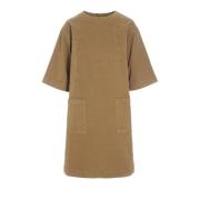 Donker Karamel Oversized Jurk Bitte Kai Rand , Beige , Dames