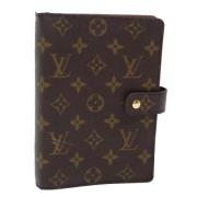 Pre-owned Canvas home-office Louis Vuitton Vintage , Brown , Dames