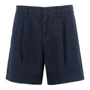 Katoenen Bermuda Shorts met Zakken Department Five , Blue , Heren