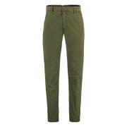 Katoenen broek met zakken Hand Picked , Green , Heren