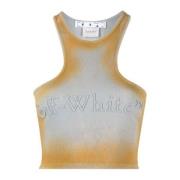 Stijlvolle TOP voor mode liefhebbers Off White , Multicolor , Dames