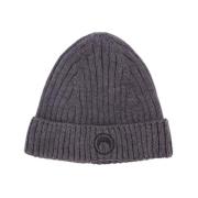 Lichtgrijze Wol Beanie Marine Serre , Gray , Unisex