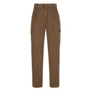 Tapered Broek Herno , Beige , Heren