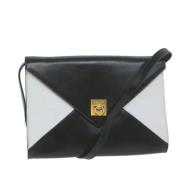 Pre-owned Leather celine-bags Celine Vintage , White , Dames