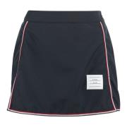 Contrasterende Randen Mini-Rok Thom Browne , Blue , Dames