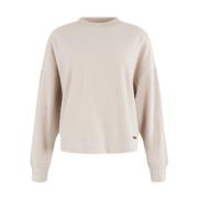 Teddy Sweatshirt Moscow , Beige , Dames