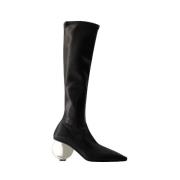 Leather boots Courrèges , Black , Dames