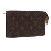 Pre-owned Canvas pouches Louis Vuitton Vintage , Brown , Dames