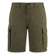 Katoenen Bermuda Shorts Woolrich , Green , Heren