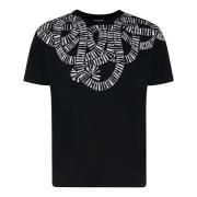 Bedrukt katoenen T-shirt Marcelo Burlon , Black , Heren