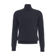 Blauwe Gebreide Trui Aw24 Gender , Blue , Heren