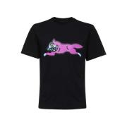 Katoenen T-shirt met print Icecream , Black , Heren