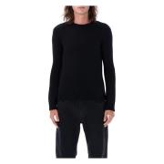 Luxueuze Cashmere Gebreide Trui - Zwart Aw23 Saint Laurent , Black , H...