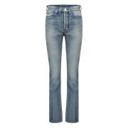 Klassieke Denim Jeans met Contraststiksels Ambush , Blue , Dames