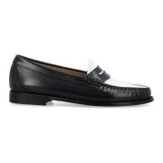 Klassieke Loafer Zwart Wit Schoenen G.h. Bass & Co. , Black , Dames