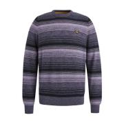 Katoen Gradient R-Neck Pullover PME Legend , Purple , Heren