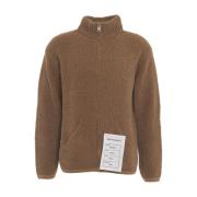 Bruine Gebreide Trui Aw24 Handwas Amaránto , Brown , Heren