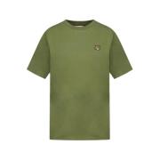 Fox Head Patch Comfort T-Shirt - Groen Maison Kitsuné , Green , Heren