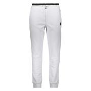 Logo Patch Jersey Sweatpants Philipp Plein , White , Heren