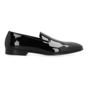 Klassieke Patentleren Loafer Doucal's , Black , Heren