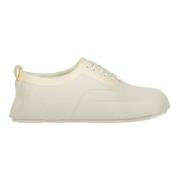 Rubber sneakers met leren inzetstukken Ambush , Beige , Dames