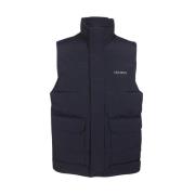 Field Vest met volledige rits Les Deux , Blue , Heren