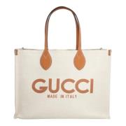 Cotton totes Gucci , Beige , Dames