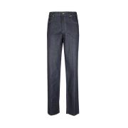 Klassieke Denim Jeans met Contraststiksels Gucci , Blue , Heren