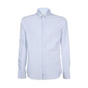 Kristian Katoenen Overhemd met Button-Down Kraag Les Deux , Blue , Her...