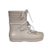 Rubberen regenlaarzen met reliëf logo Moon Boot , Gray , Dames