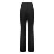 Wollen Broek Voor Achterzak 100% Wol Alexander McQueen , Black , Dames