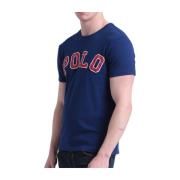 Klassieke Katoenen Tee voor Mannen Ralph Lauren , Blue , Heren