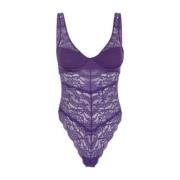 Stijlvolle Body voor een trendy uitstraling Versace , Purple , Dames