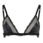 Kanten Triangel Beha Dolce & Gabbana , Black , Dames