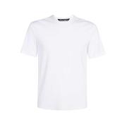 Set van drie katoenen T-shirts Ribgekraagd Palm Angels , White , Heren