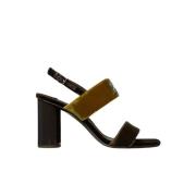 Elegante hoge hak sandalen met Pavé-detail Tory Burch , Brown , Dames