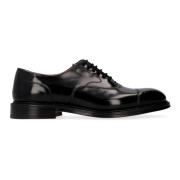 Leren Veterschoenen Church's , Black , Heren