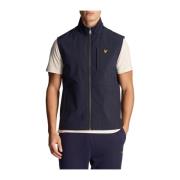 Blauwe Sweater Vest Softshell Lyle & Scott , Blue , Heren