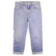 Pre-owned Cotton jeans Alexander McQueen Pre-owned , Blue , Dames