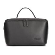 Elegante Leren Cosmetica Tas Kazar , Black , Heren