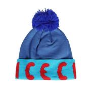 Gebreide pom-pom muts Icecream , Blue , Heren