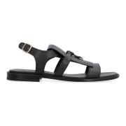 Sandals Doucal's , Black , Dames