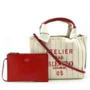 Pre-owned Canvas totes Valentino Vintage , Multicolor , Dames