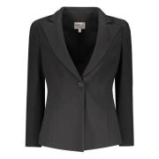 Klassieke Reverskraag Blazer Armani , Gray , Dames