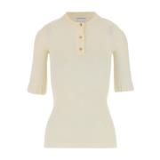 Stijlvolle TOP voor modeliefhebbers Bottega Veneta , White , Dames