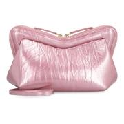 Mini M Frame Leren Tas Mansur Gavriel , Pink , Dames