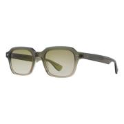 Matte Cyprus Fade Zonnebril Garrett Leight , Green , Unisex