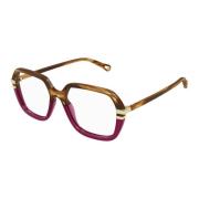 Havana Burgundy Brillenmontuur Chloé , Multicolor , Unisex