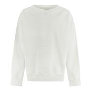 Katoenen Crew-Neck Sweatshirt Maison Margiela , White , Heren