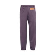 Contrast Streep Katoenen Broek Heron Preston , Purple , Heren